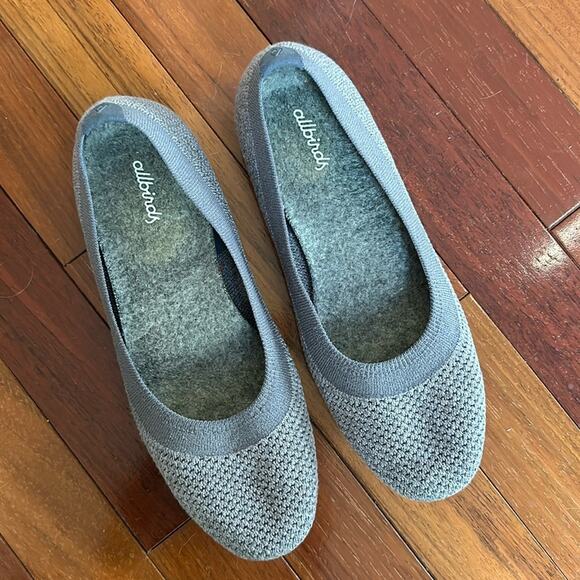 Allbirds Purple Tree Breezer Ballet Flats Shoes Washable 7.5 Travel Comfort - Picture 1 of 5